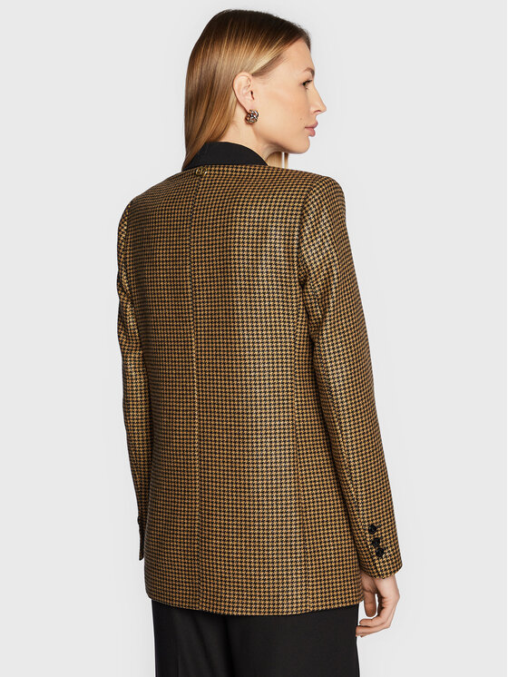 TWINSET TWINSET Marynarka 222TT2317 Złoty Regular Fit