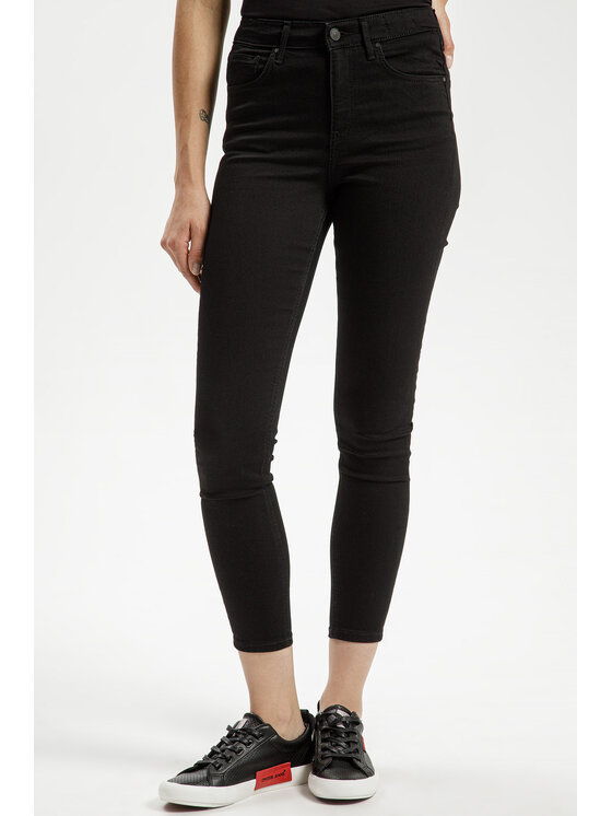 Cross Jeans Cross Jeans Jeansy P 429-013 Czarny Super Skinny Fit