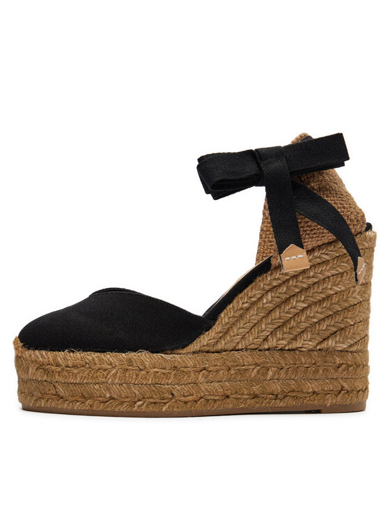 Castañer Castañer Espadryle Chiara T/8Ed/001 021458 Czarny