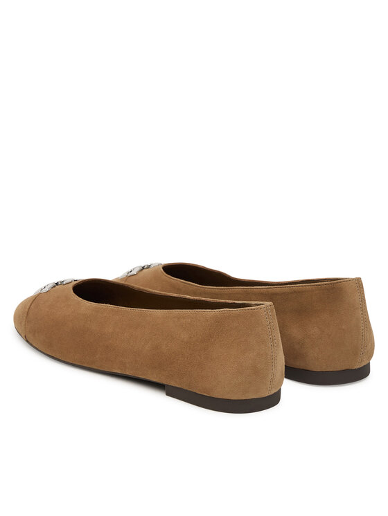 Tory Burch Tory Burch Baleríny Charlie 186910 Šedá