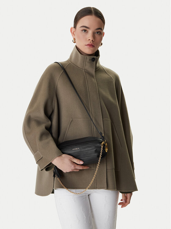 Coccinelle Coccinelle Дамска чанта U4Q Coccinelle Roll Plisse E1 U4Q 15 02 01 Черен