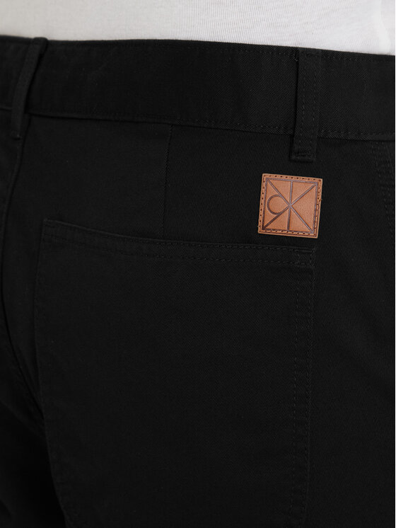 Calvin Klein Jeans Calvin Klein Jeans Szövet rövidnadrág 90s LV04RD603G Fekete Baggy Fit