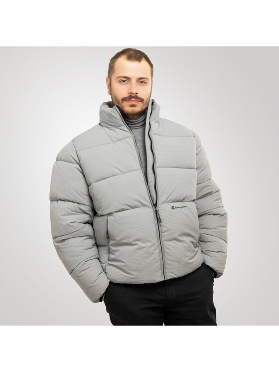 Champion Champion Kurtka zimowa 219195-ES051-MNT_M Szary Regular Fit