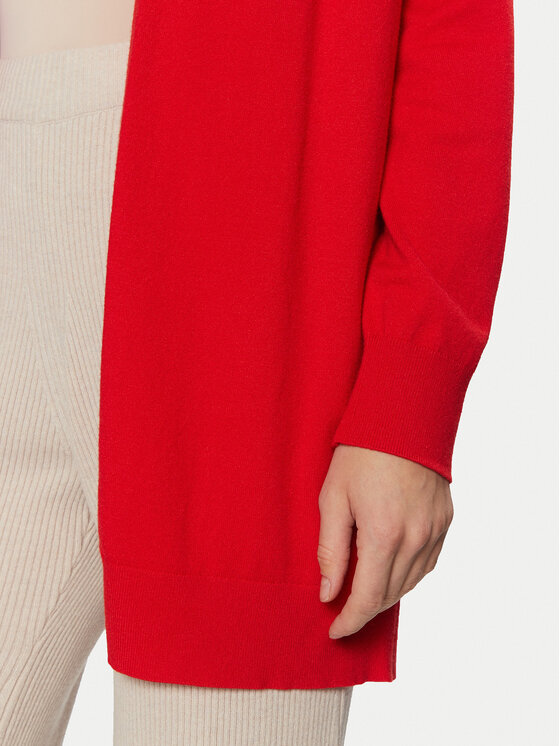 Pieces Pieces Ζακέτα Natalie 17156644 Κόκκινο Loose Fit