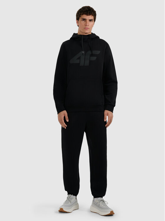 4F 4F Bluza NOS Czarny Regular Fit