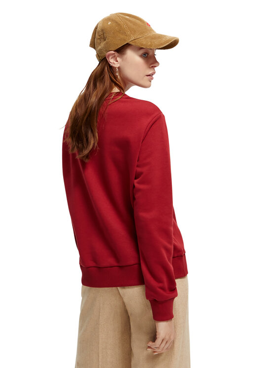 Scotch & Soda Scotch & Soda Bluza 168835 Czerwony Regular Fit