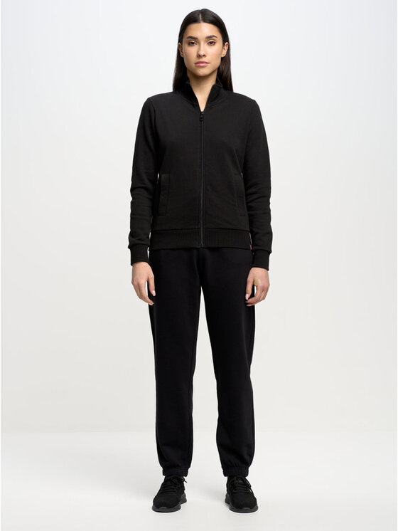 BIG STAR BIG STAR Bluza CHITA_906_1700 Czarny Basic Fit