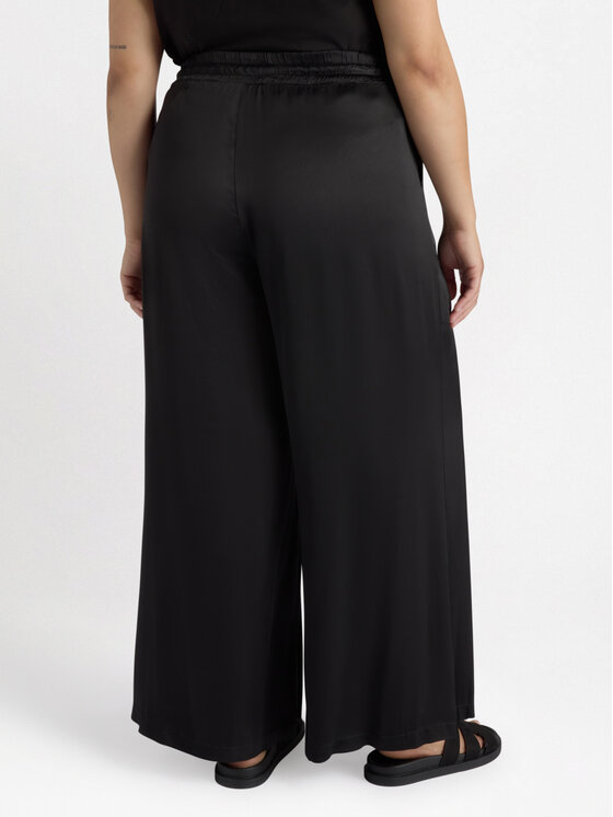 Fiorella Rubino Fiorella Rubino Pantaloni di tessuto P092L002268N033 Nero Over Fit