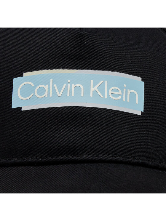 Calvin Klein Calvin Klein Cepure ar nagu Layerd Logo Bb Cap K50K510970 Melns