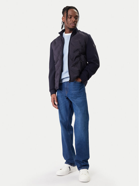 Guess Guess Prehodna jakna M6RL10 WJ232 Mornarsko modra Regular Fit