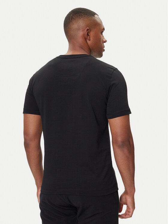 Aeronautica Militare Aeronautica Militare T-shirt 252TS1580UJ00372 Crna Regular Fit