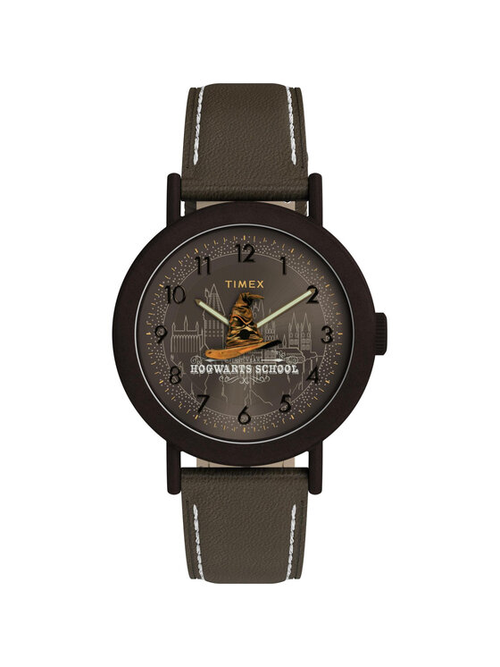 Timex Timex Zegarek TW2Y77000 Brązowy