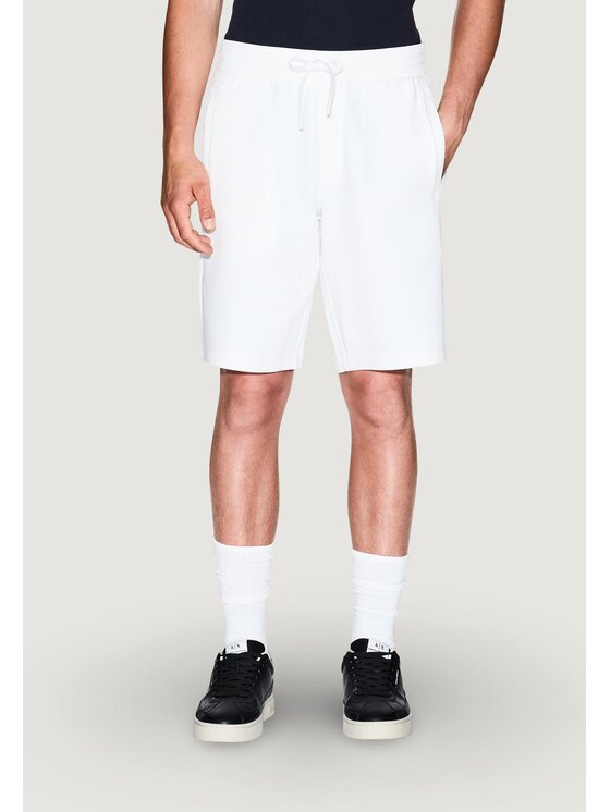 Armani Exchange Armani Exchange Pantaloncini sportivi XM000372 AF10818 Bianco Bermuda Fit