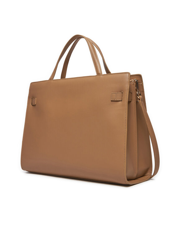 Tommy Hilfiger Tommy Hilfiger Ročna torba Th Heritage Workbag AW0AW16910 Rjava