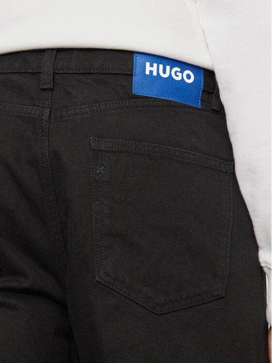 HUGO Hugo Jeansy Jonah 50511485 Czarny Regular Fit