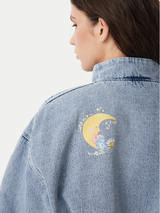 adidas adidas Дънково яке Care Bear KQ6747 Син Regular Fit