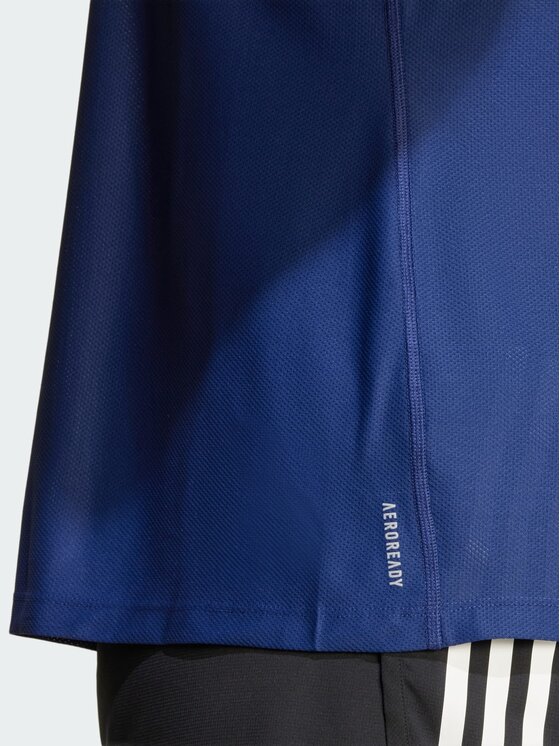 adidas adidas Koszulka techniczna Own The Run Tee (Plus Size) Błękitny Regular Fit