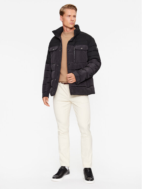 BOSS BOSS Žieminė striukė Celinto 50497841 Juoda Regular Fit