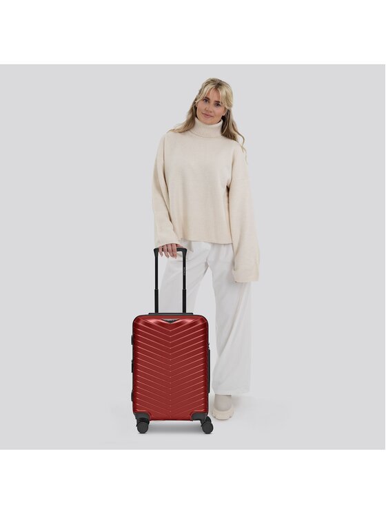 Redolz Redolz Walizka kabinowa 301098 Bordowy