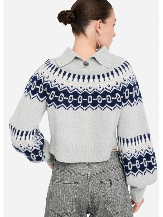 Liu Jo Liu Jo Maglione CF5130MS035C3749 Grigio Regular Fit