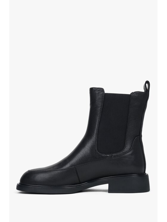 Estro Estro Μποτάκια με λάστιχο ER00118730 Μαύρο