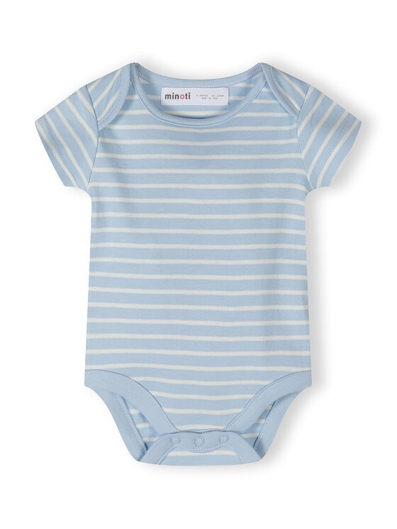 minoti minoti Body 28BABYPACK27 Błękitny Regular Fit