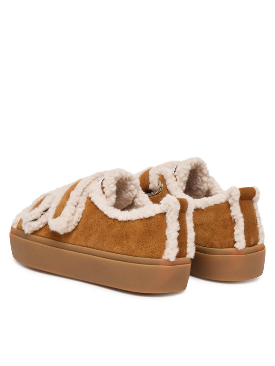 Inuikii Inuikii Superge Shearling Low Velcro 1001.001.0231 Rjava