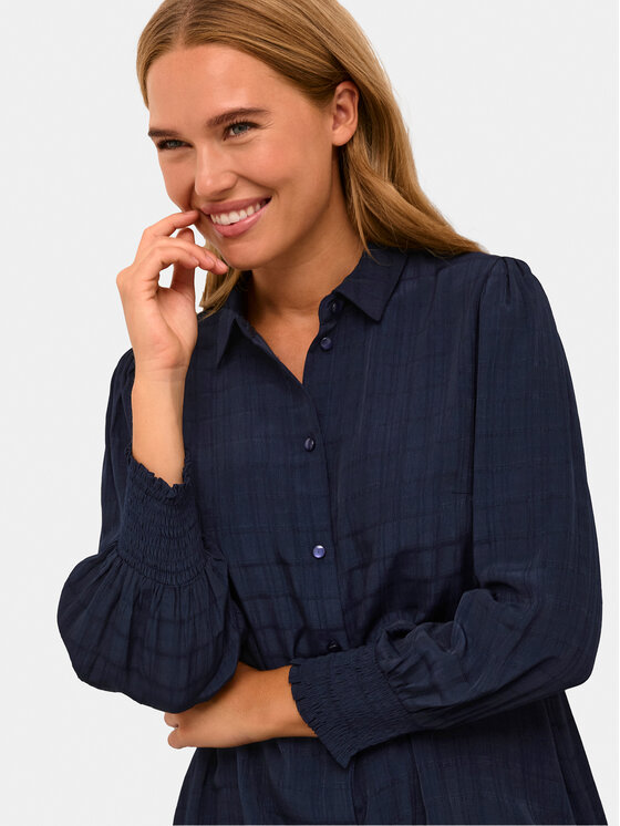 Kaffe Kaffe Рокля тип риза Lissa 10508382 Тъмносин Regular Fit