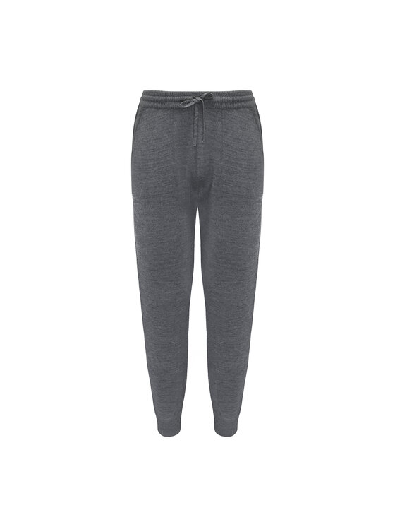 La Mania La Mania Spodnie dresowe REGULAR FIT Szary Active Fit