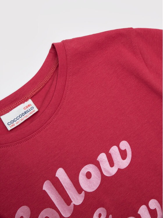 T-shirt WC2143217EVG Bordeaux Regular Fit