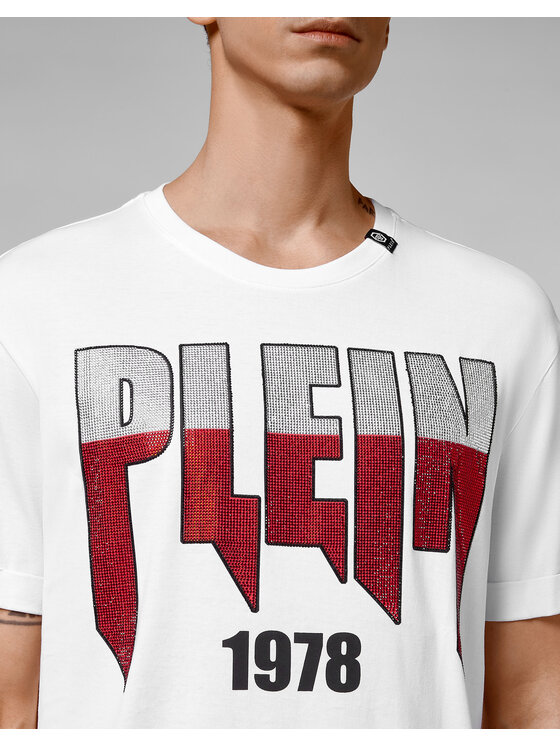 PHILIPP PLEIN PHILIPP PLEIN T-Shirt 7959 Biały Regular Fit