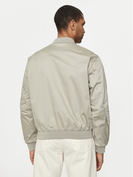 Calvin Klein Calvin Klein Kurtka bomber Hero K10K113496 Beżowy Regular Fit