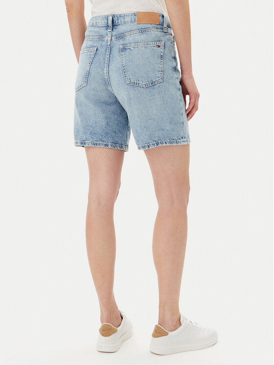 Tommy Hilfiger Tommy Hilfiger Pantaloni scurți de blugi WW0WW45505 Albastru celest Regular Fit