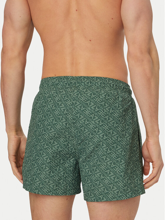 EA7 Emporio Armani EA7 Emporio Armani Plavecké šortky 7M001677 AF21249 M7130 Zelená Regular Fit
