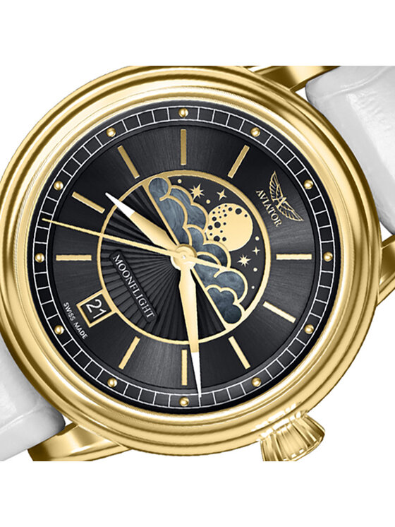 Aviator Aviator Orologio V.1.33.1.344.4W Bianco