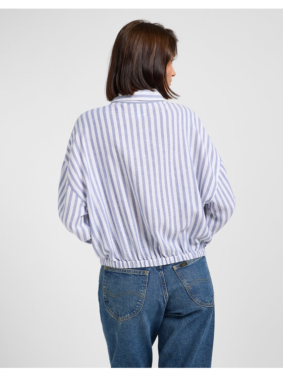 Lee Lee Camicia ELASTICATED SHIRT 112363503 Blu Relaxed Fit