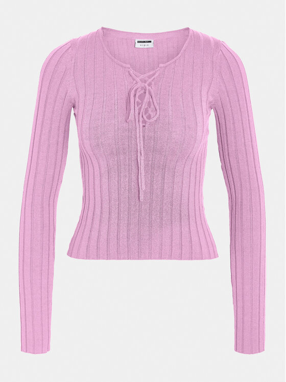 Noisy May Noisy May Majica Freya 27028880 Ružičasta Slim Fit