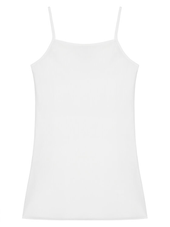 TWINSET TWINSET Rochie de vară 251GJ2410 Alb Regular Fit