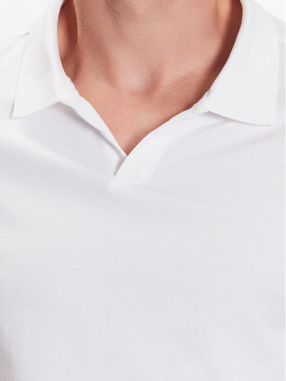 Lindbergh Lindbergh Polo 30-404036 Bijela Slim Fit