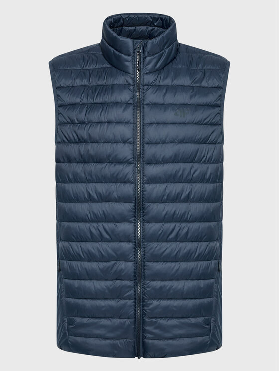 4F 4F Kamizelka H4Z22-KUMP001 Granatowy Regular Fit