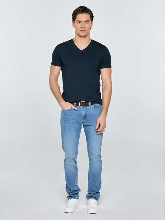BIG STAR BIG STAR Koszula SUPICLASSICOV Granatowy Slim Fit