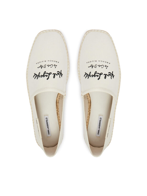 KARL LAGERFELD KARL LAGERFELD Εσπαντρίγιες Kamino KL70126 Κρεμ