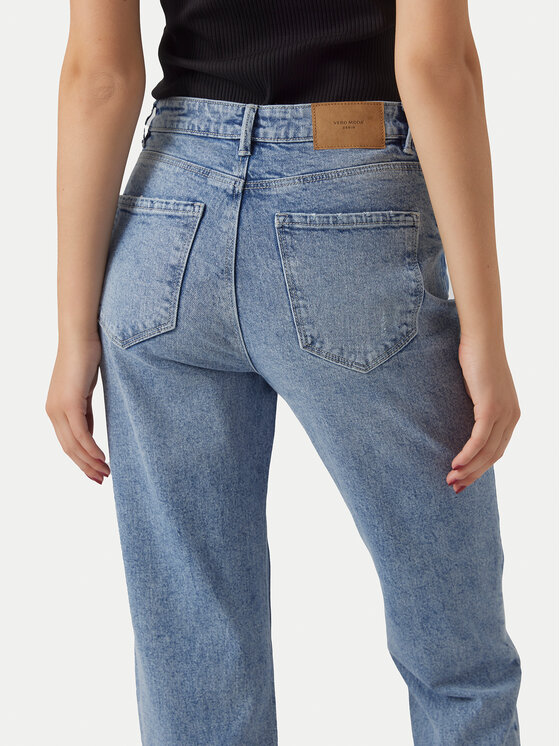 Vero Moda Vero Moda Jeans hlače Linda 10291018 Modra Mom Fit