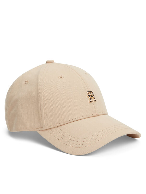 Tommy Hilfiger Tommy Hilfiger Czapka z daszkiem Elevated Chic AW0AW17631 Beżowy