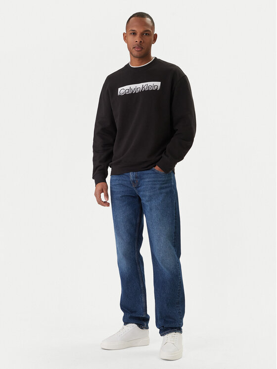 Calvin Klein Calvin Klein Μπλούζα Eu Sportswear Graphic LV04LF231G Μαύρο Regular Fit