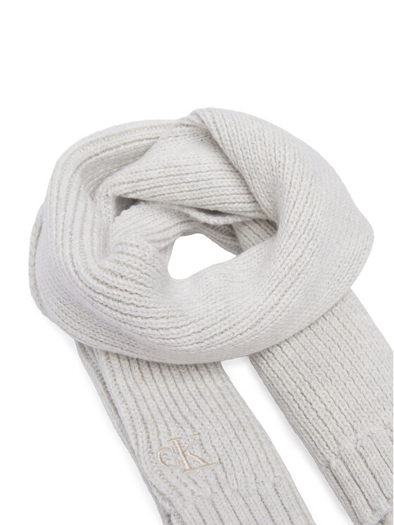 Calvin Klein Jeans Calvin Klein Jeans Set berretto e sciarpa Knitted Scarf Beanie Giftbox LVCKFJP00N Grigio chiaro