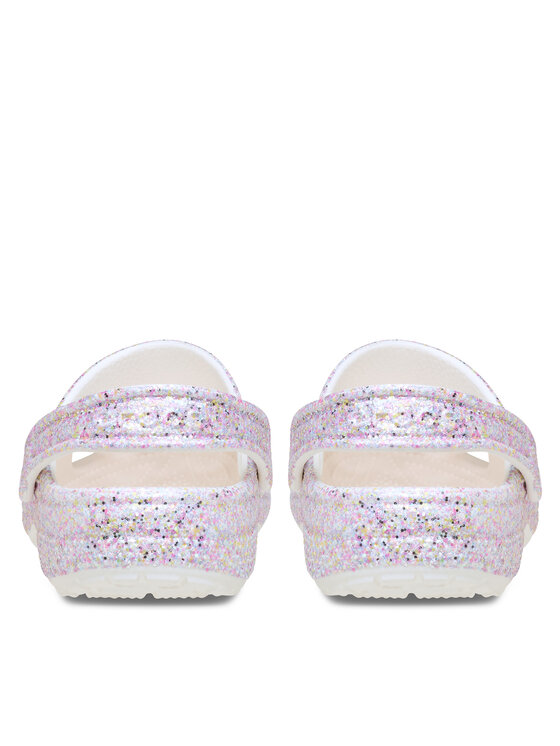 Crocs Crocs Šľapky Classic Fantasy Glitter Clog K 212561 Biela