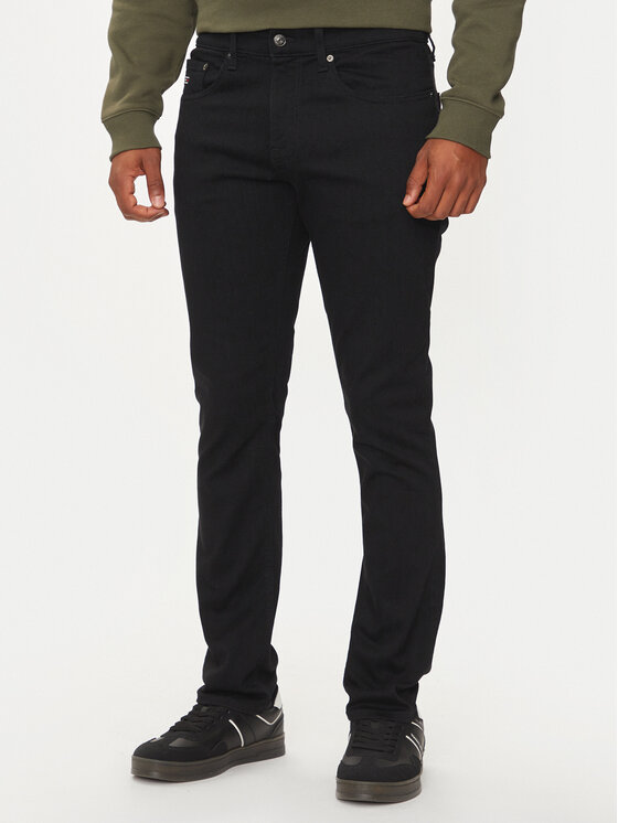 Tommy Jeans Džínsy Scanton DM0DM20707 Čierna Slim Fit