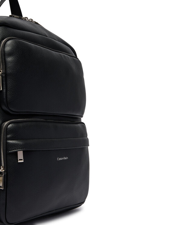 Calvin Klein Calvin Klein Rucsac Raised Double Pocket Backpack LV04D3493G Negru