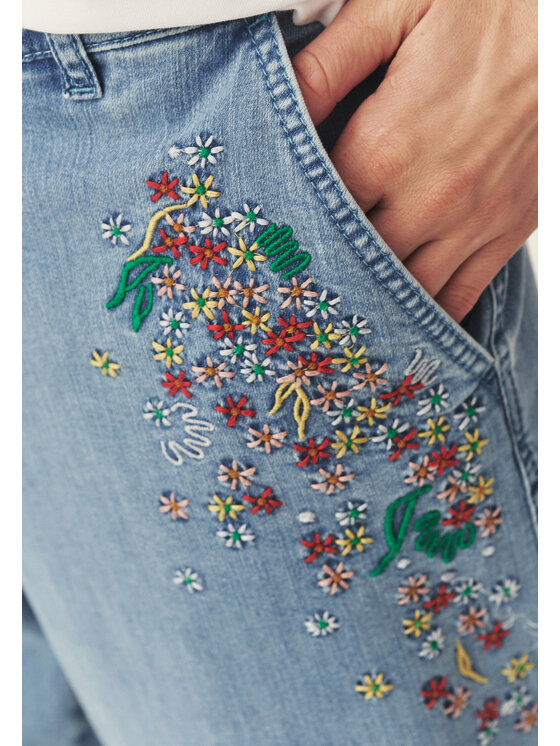 TATUUM TATUUM Jeansy SEREMIO Modrá Loose Fit